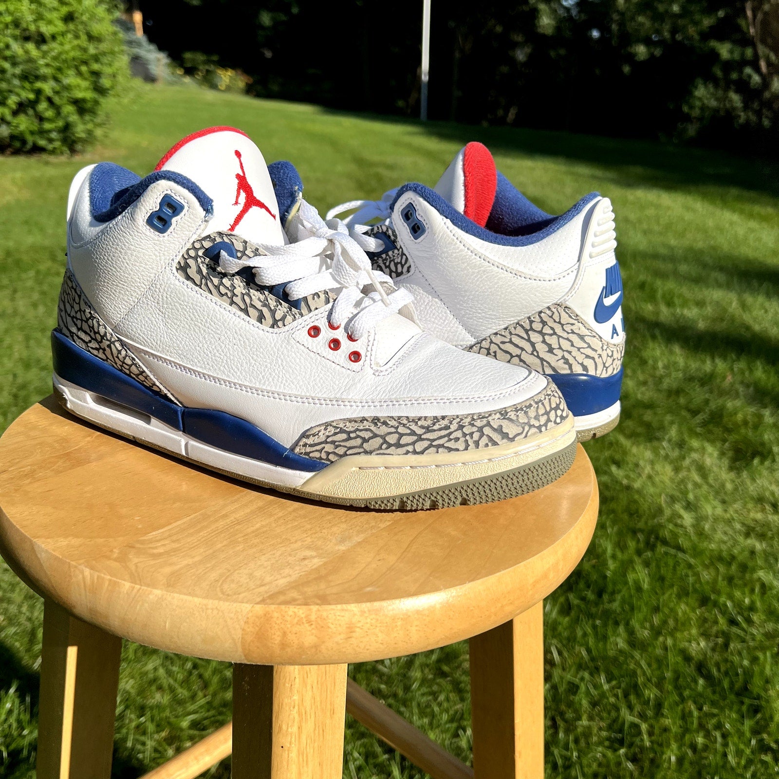 Air Jordan 3 Retro OG True Blue 2016 Men's Shoes - Size 10.5