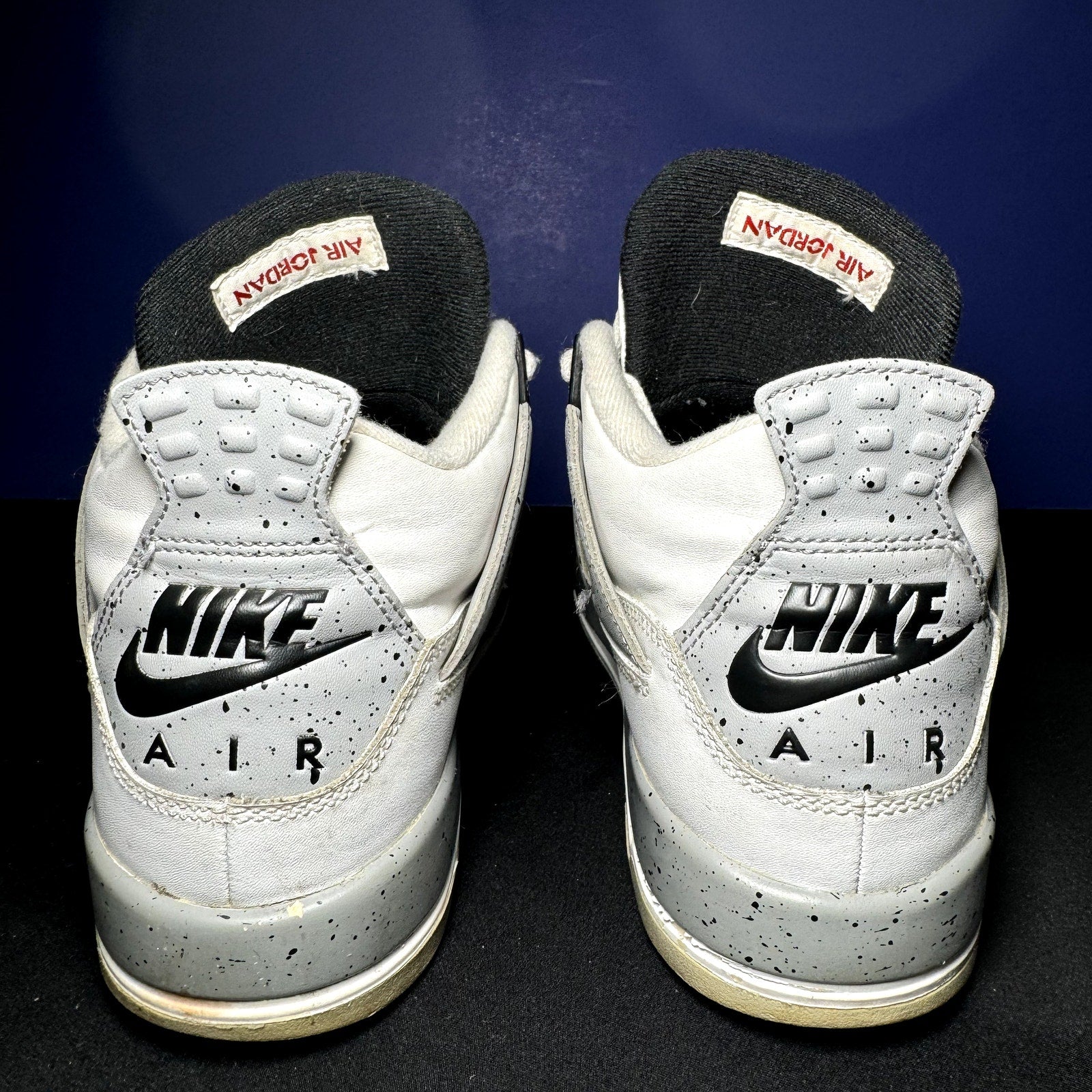 Air Jordan 4 Retro OG BG White Cement 2016 Kids Shoes - Size 7