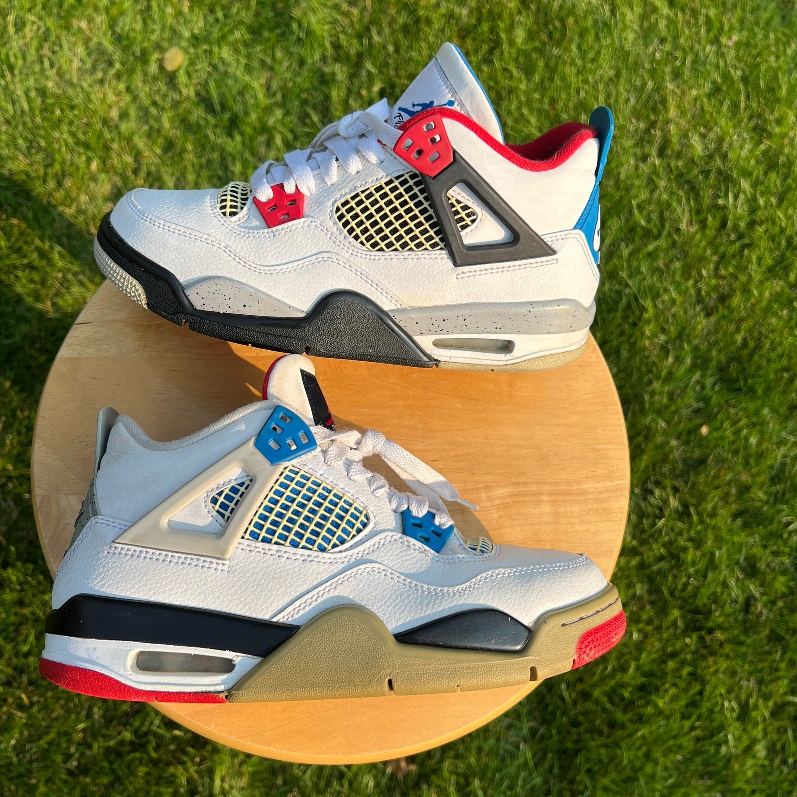 Air Jordan 4 Retro SE GS What The 4 Kids Shoes - Size 5.5