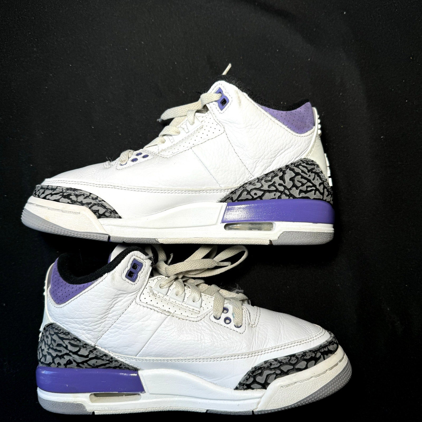 Air Jordan 3 Retro GS Dark Iris Kids Shoes - Size 5