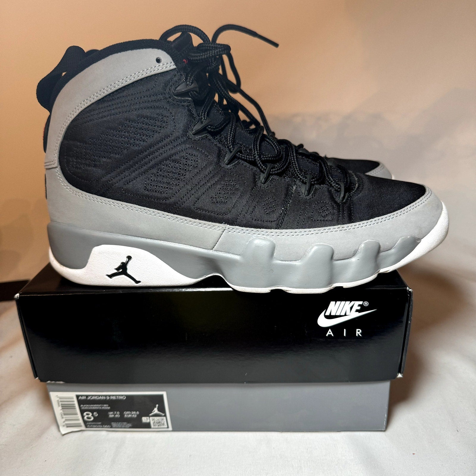 Air Jordan 9 Retro Particle Grey Men's Shoes - Size 8.5