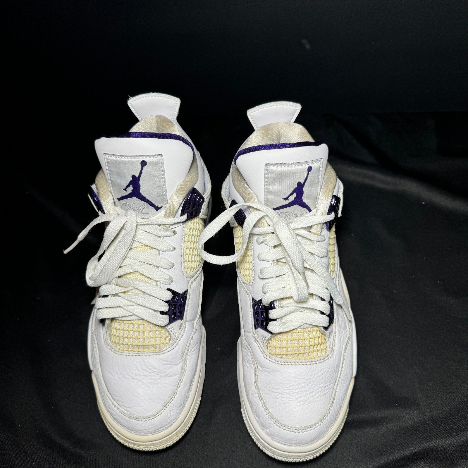 Air Jordan 4 Retro Purple Metallic Men's Shoes - Size 7.5