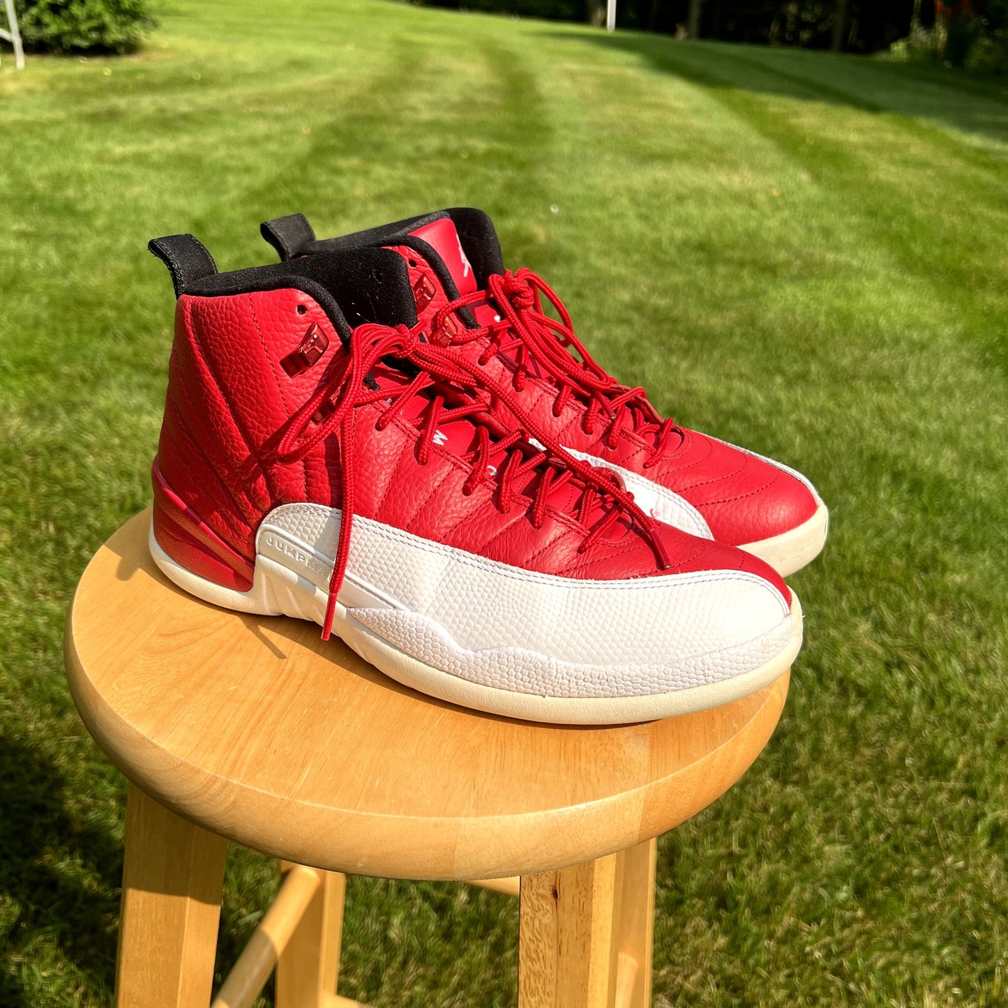 Air Jordan 12 Retro Gym Red Men's Shoes - Size 9