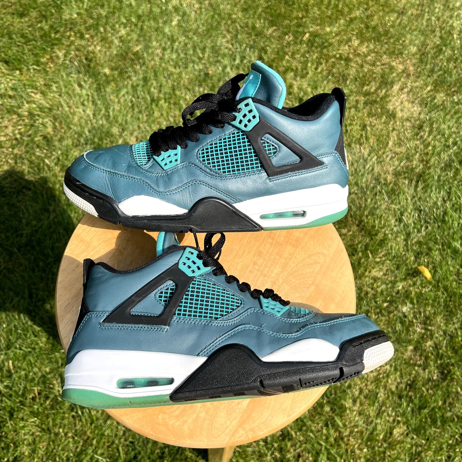 Air Jordan 4 Retro Teal Men's Shoes - Size 10.5