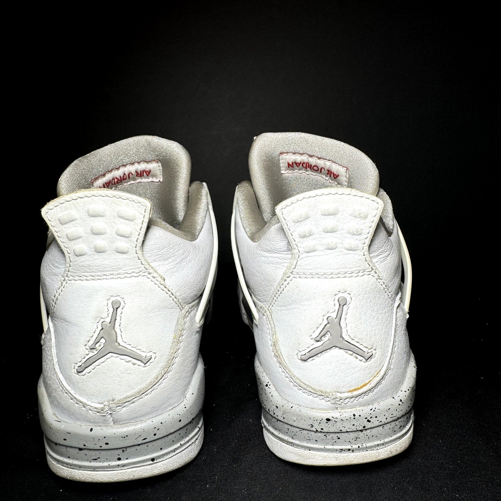 Air Jordan 4 Retro GS White Oreo Men's Shoes - Size 4.5