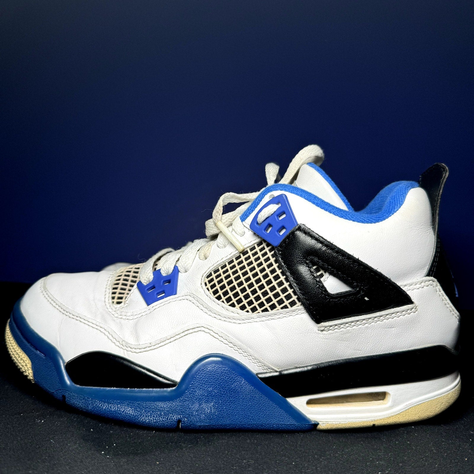 Air Jordan 4 Retro GS Motorsports Kids Shoes - Size 5.5