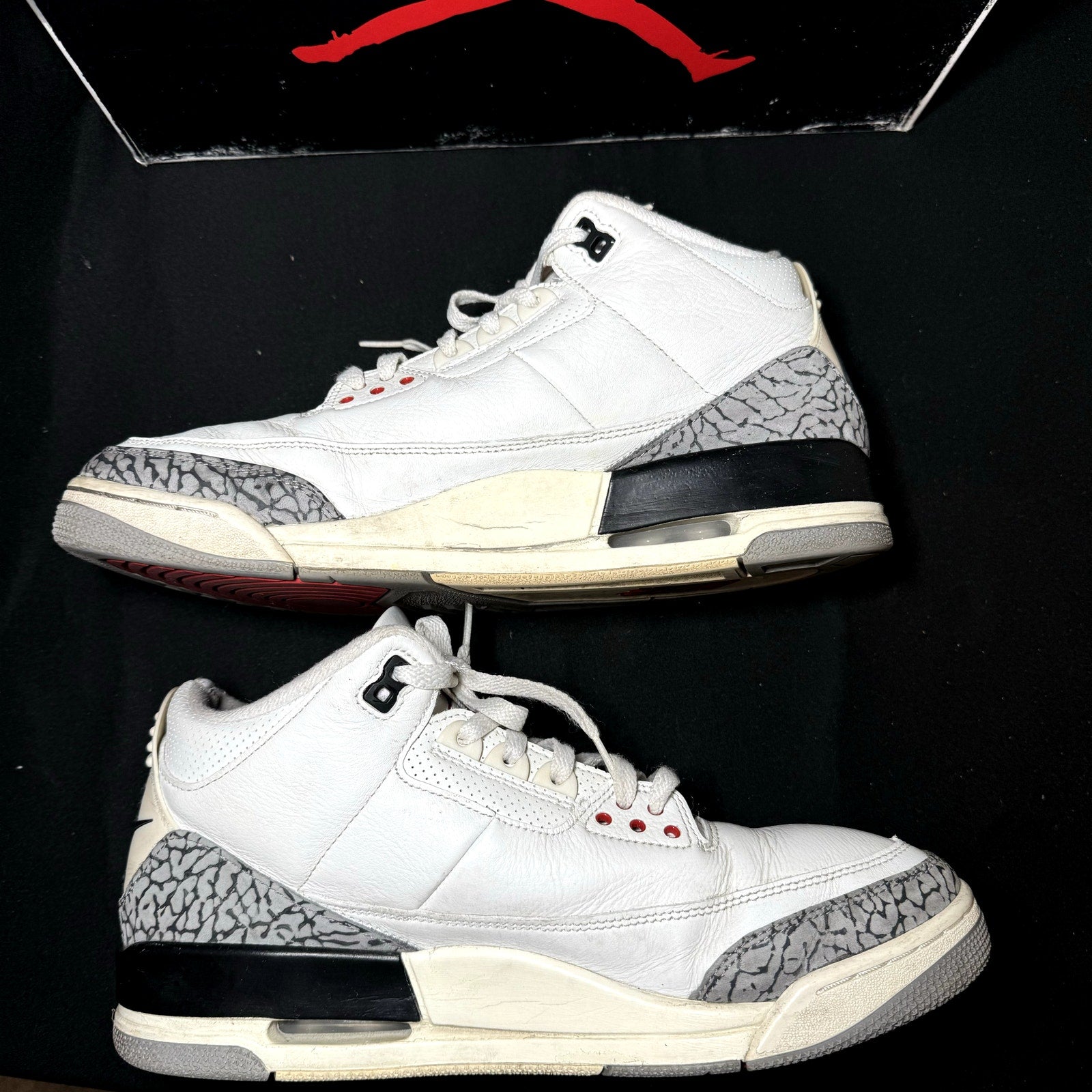 Air Jordan 3 Retro White Cement Reimagined Men's Shoes - Size 11