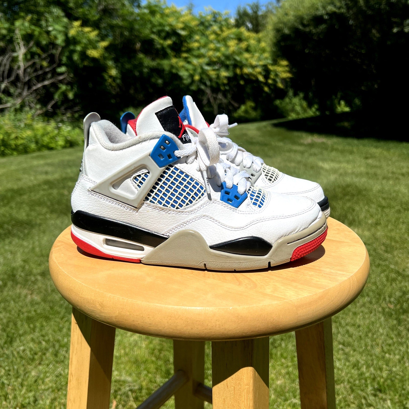 Air Jordan 4 Retro SE GS What the 4 Kids Shoes - Size 4