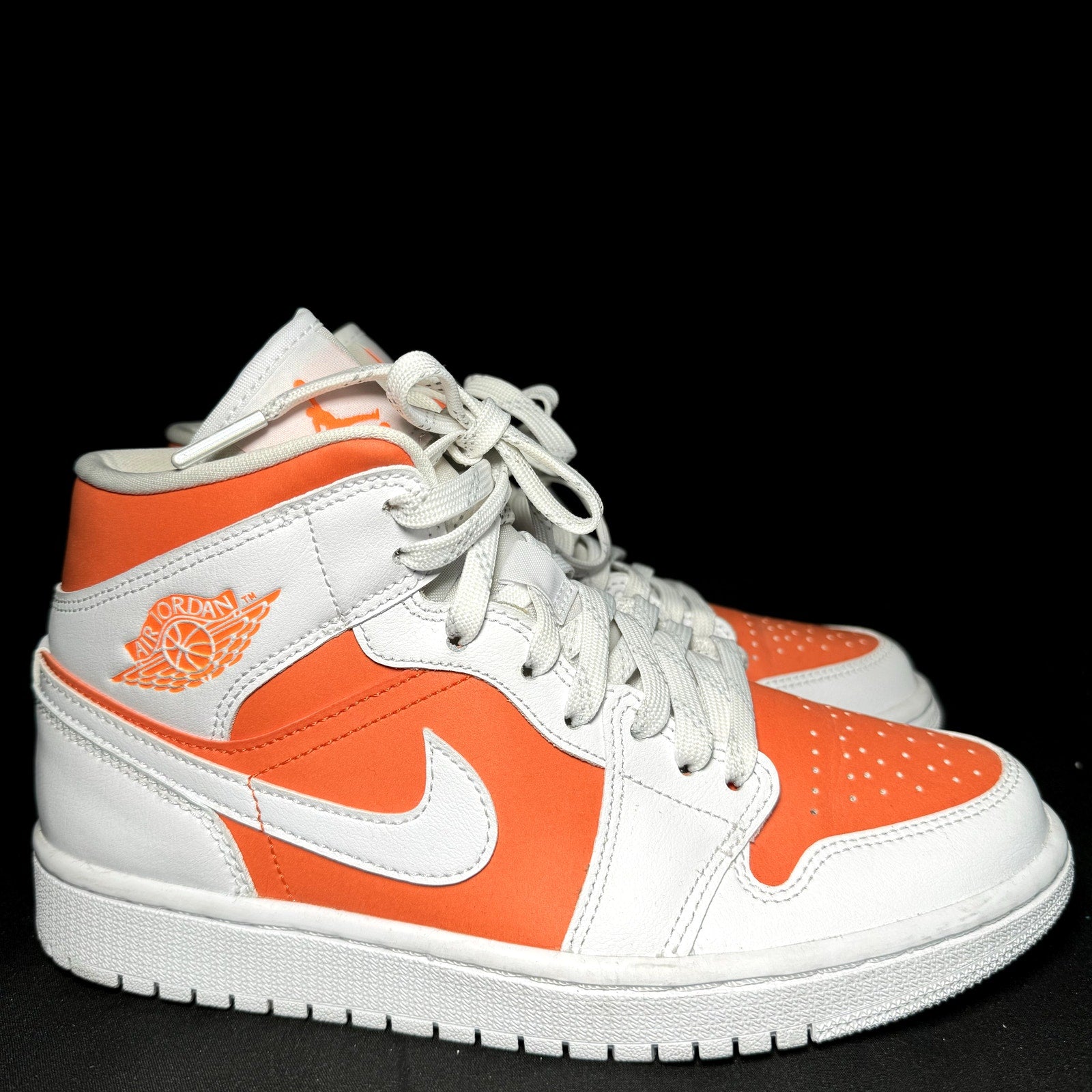 Air Jordan 1 Mid SE Bright Citrus Women's Shoes  - Size 7.5