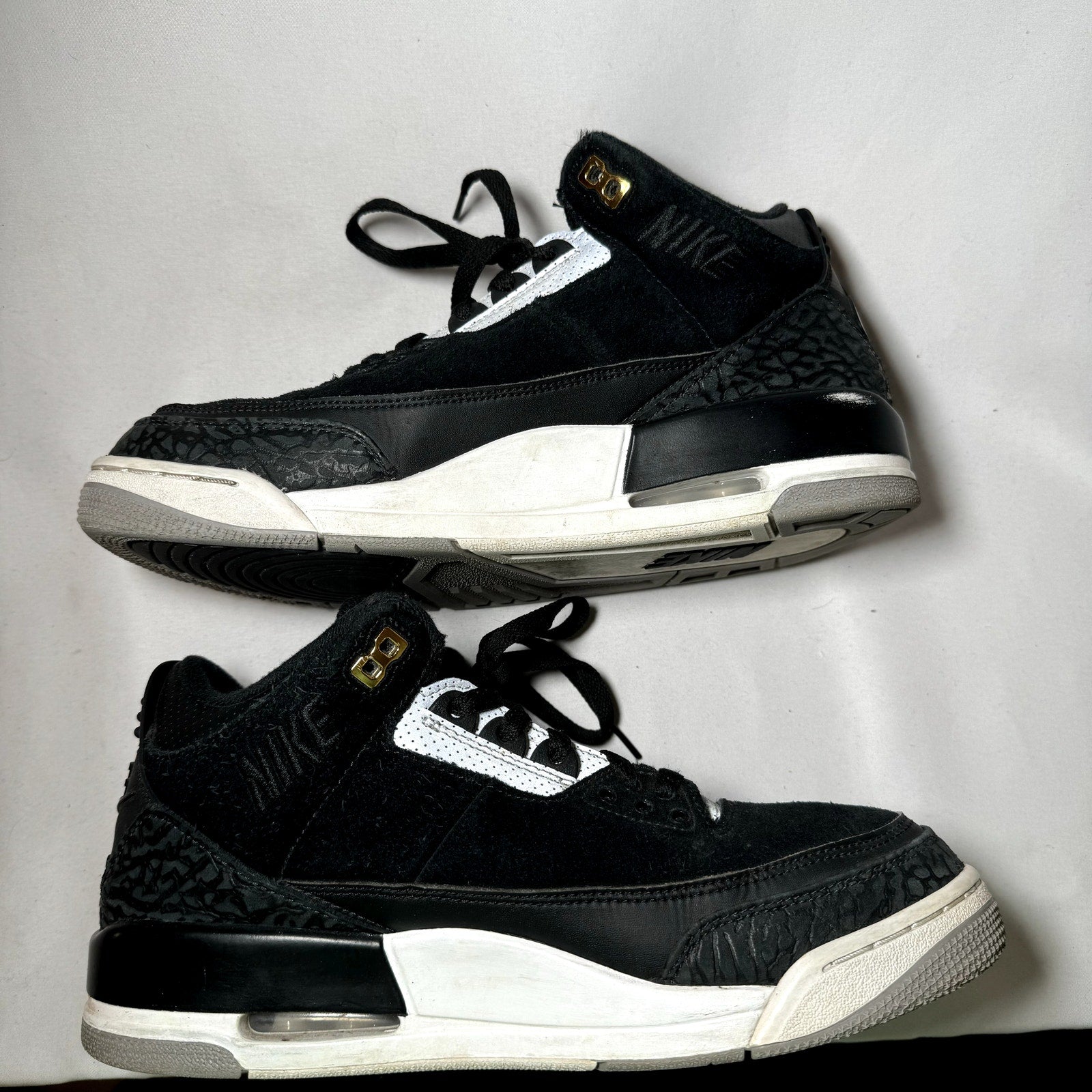 Air Jordan 3 Retro Tinker SP Black Cement Men's Shoes - Size 9