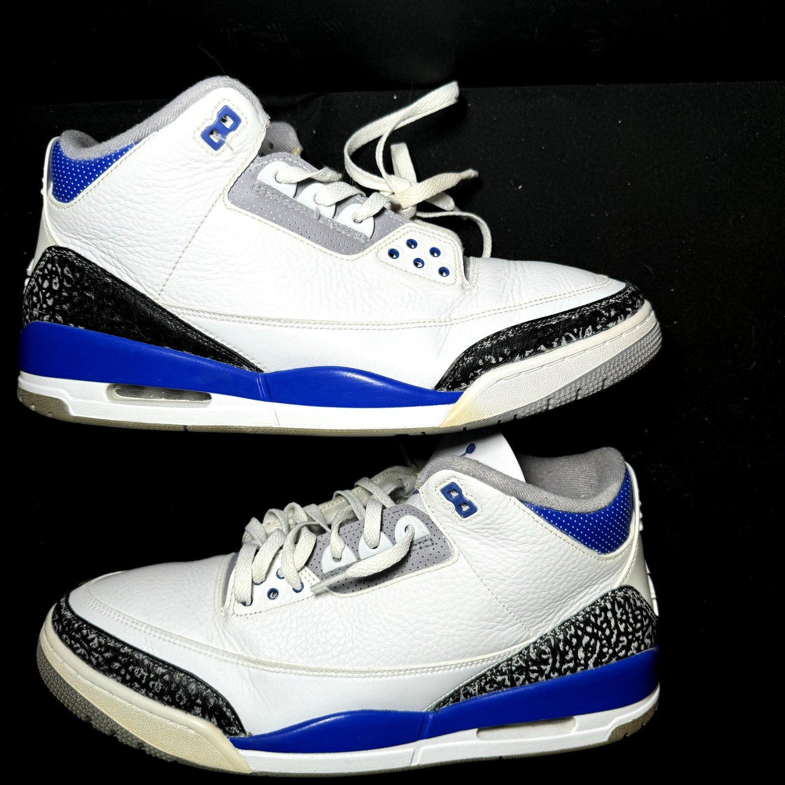 Air Jordan 3 Retro Racer Blue Men's Shoes - Size 14