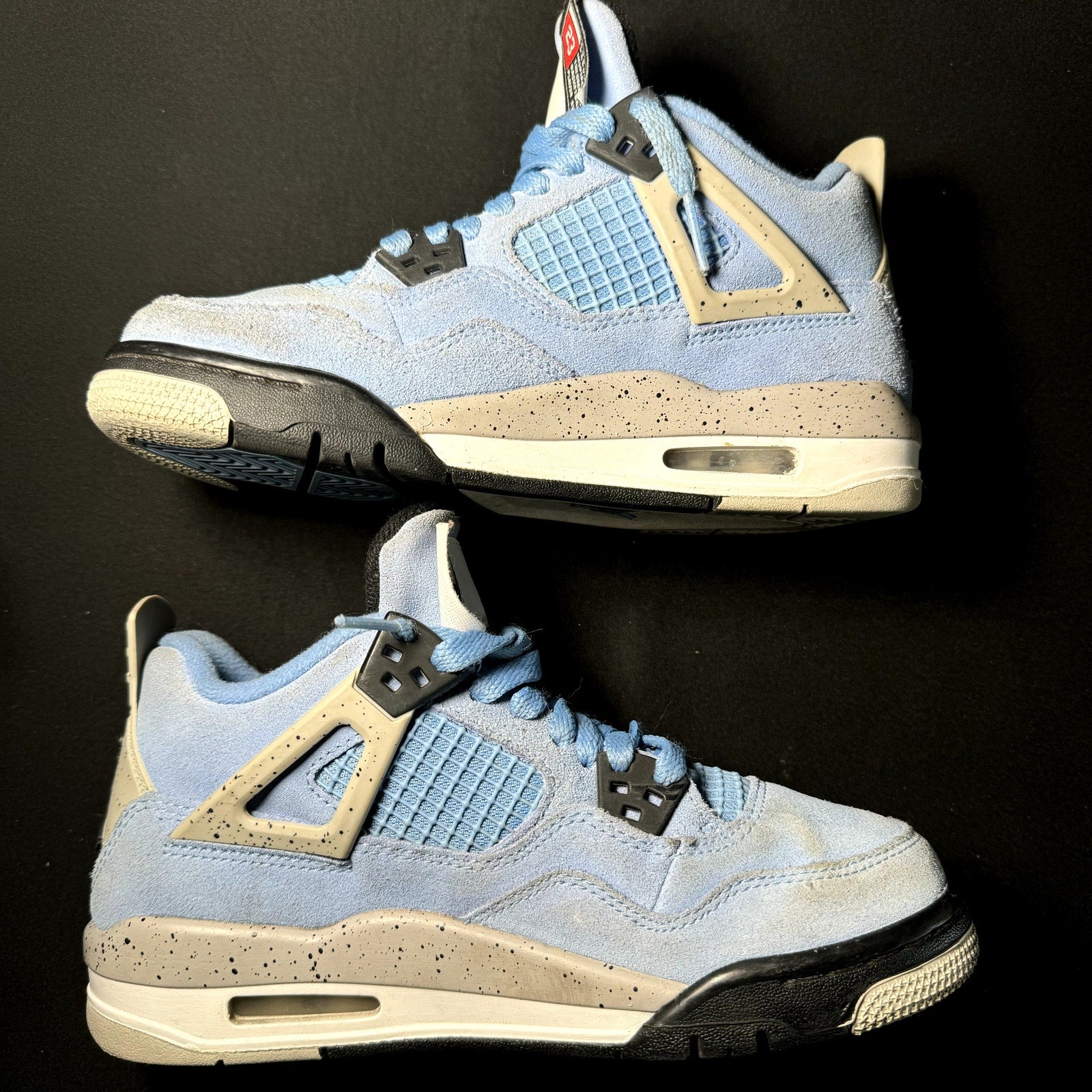 Air Jordan 4 Retro GS University Blue 2021 Kids Shoes - Size 4