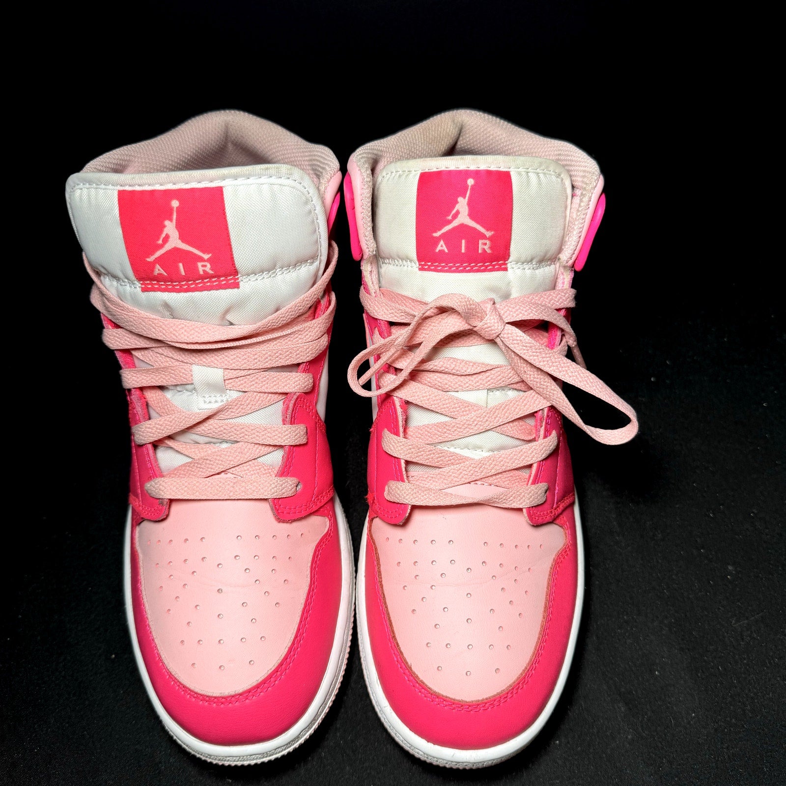 Air Jordan 1 Mid GS Fierce Pink Men's Shoes - Size 7