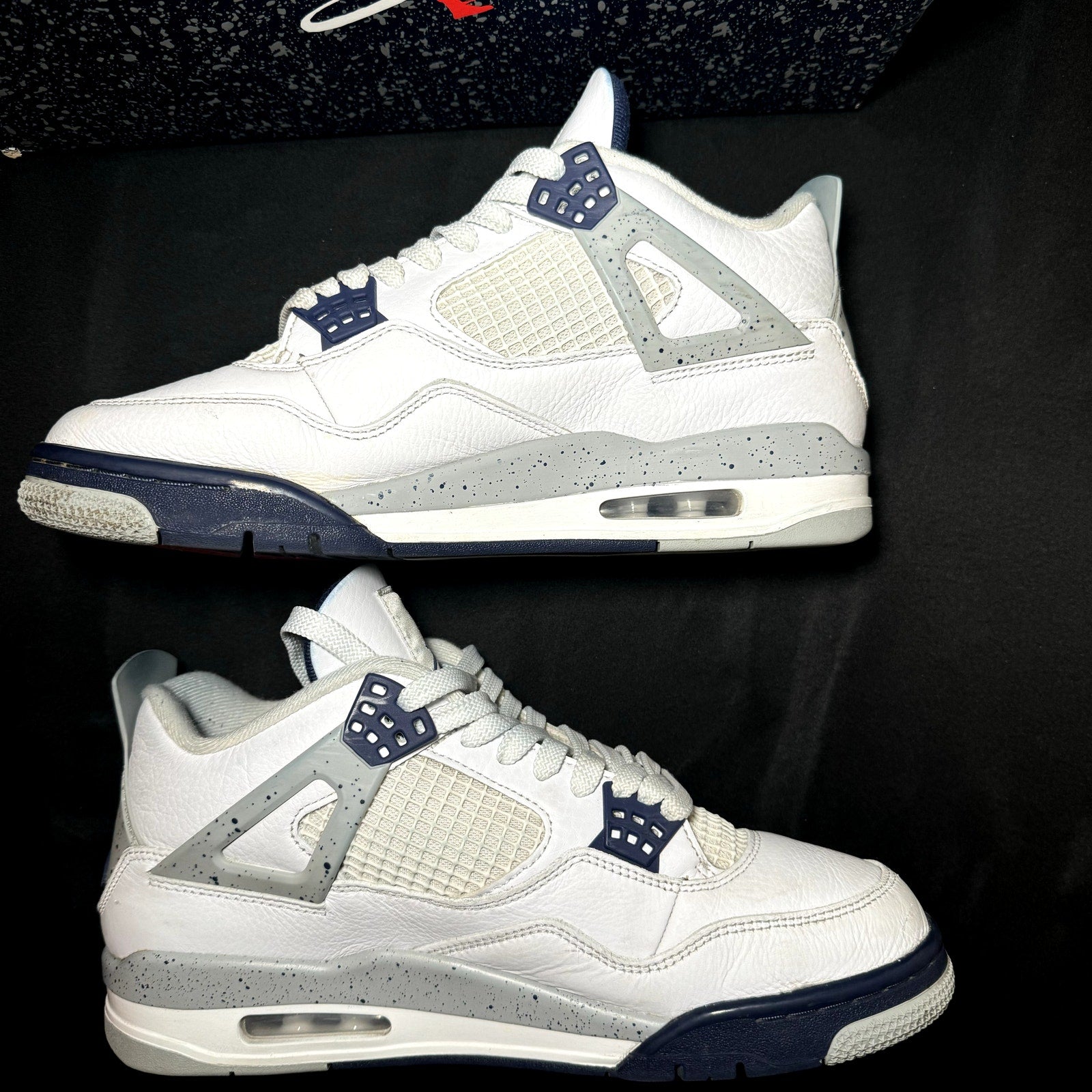 Air Jordan 4 Retro Midnight Navy Men's Shoes - Size 10