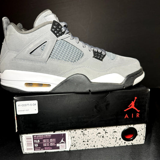 Air Jordan 4 Retro Cool Grey 2019 Men's Shoes - Size 11.5