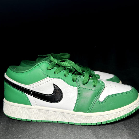 Air Jordan 1 Low GS Pine Green 2020 Kids Shoes - Size 7