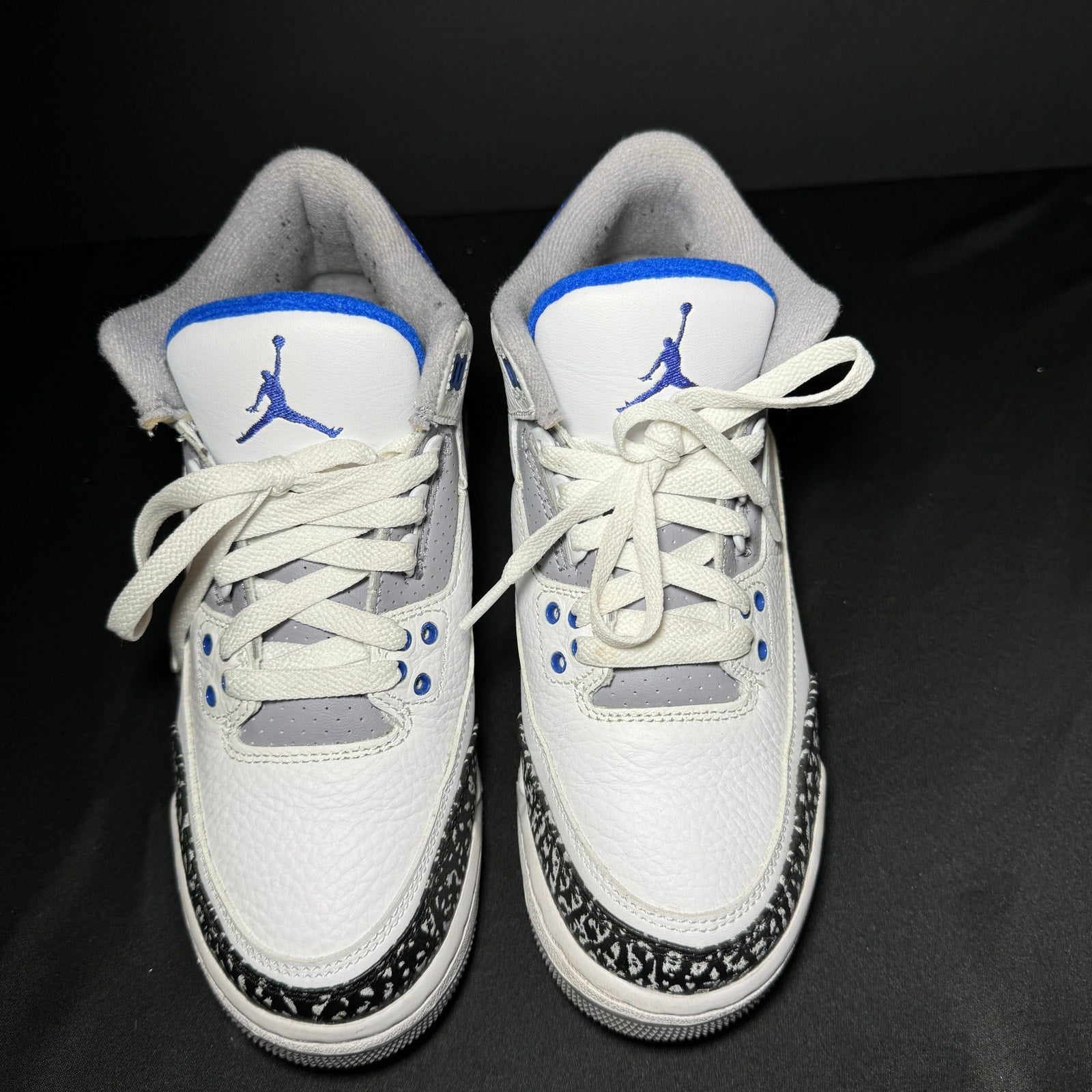 Air Jordan 3 Retro GS Racer Blue Kids Shoes - Size 6