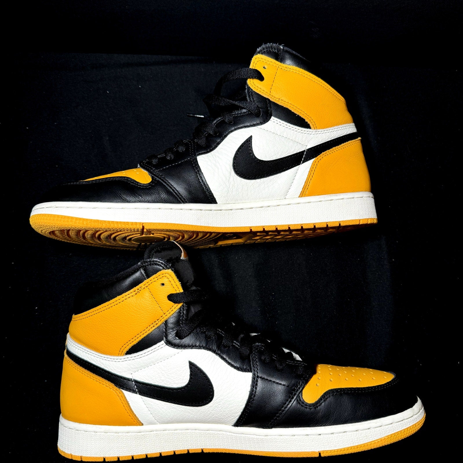 Air Jordan 1 Retro High OG Yellow Toe Men's Shoes - Size 13