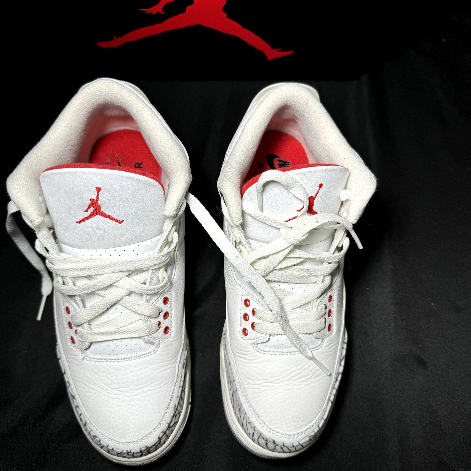 Air Jordan 3 Retro GS White Cement Reimagined Kids Shoes - Size 7