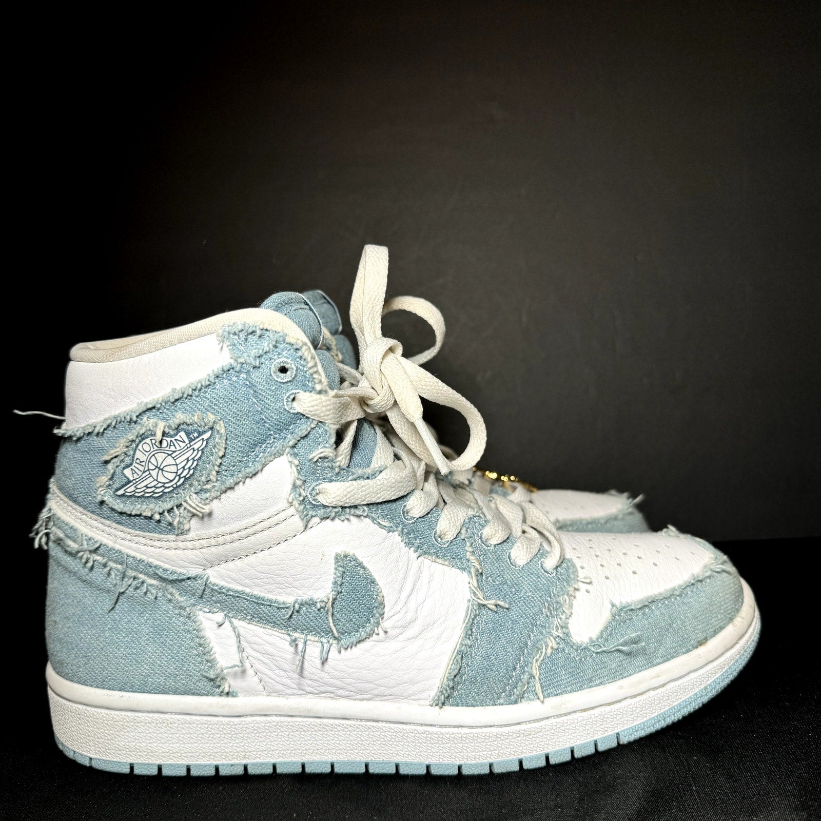 Air Jordan 1 Retro High OG Denim Women's Shoes - Size 7