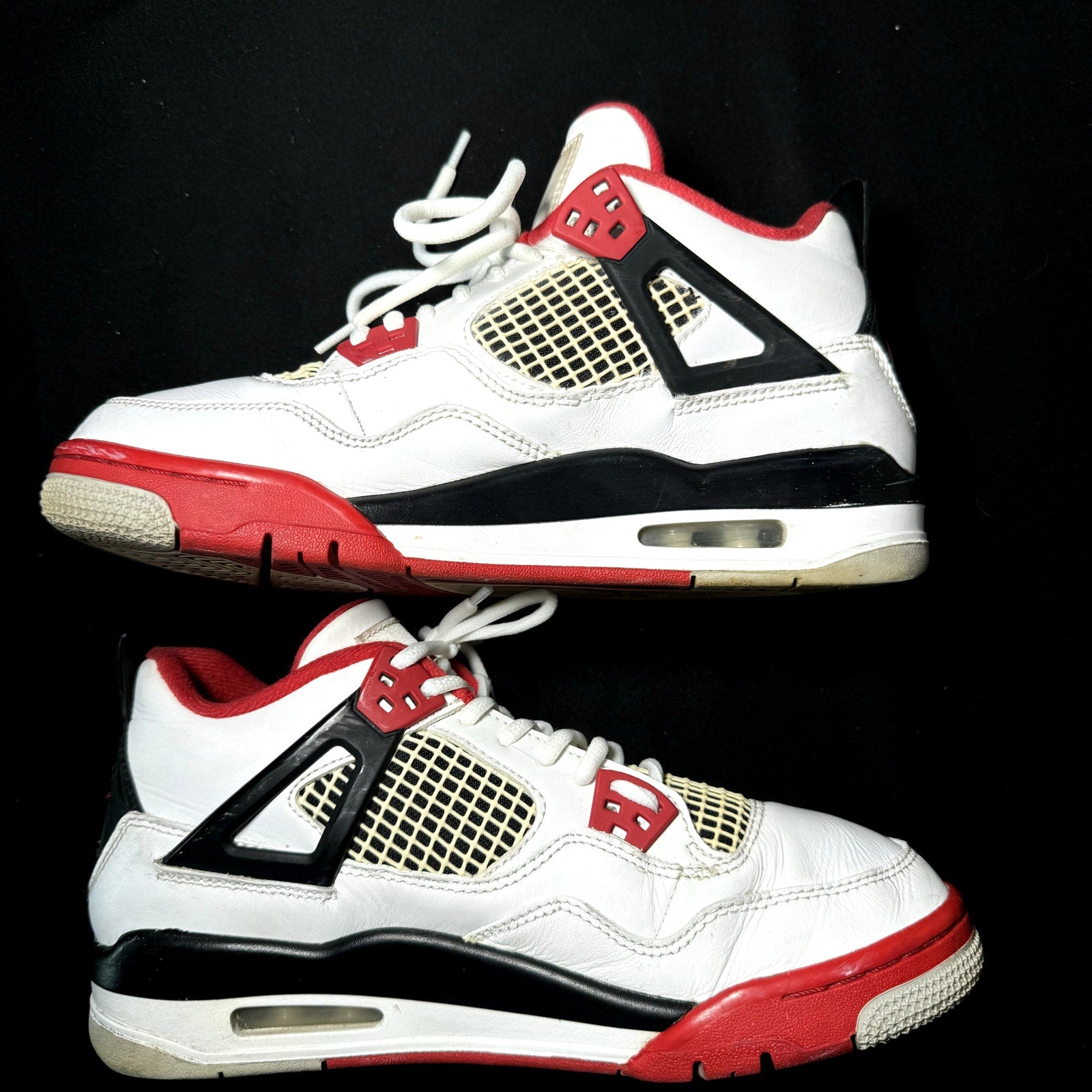 Air Jordan 4 Retro OG GS Fire Red 2020 Kids Shoes - Size 6.5