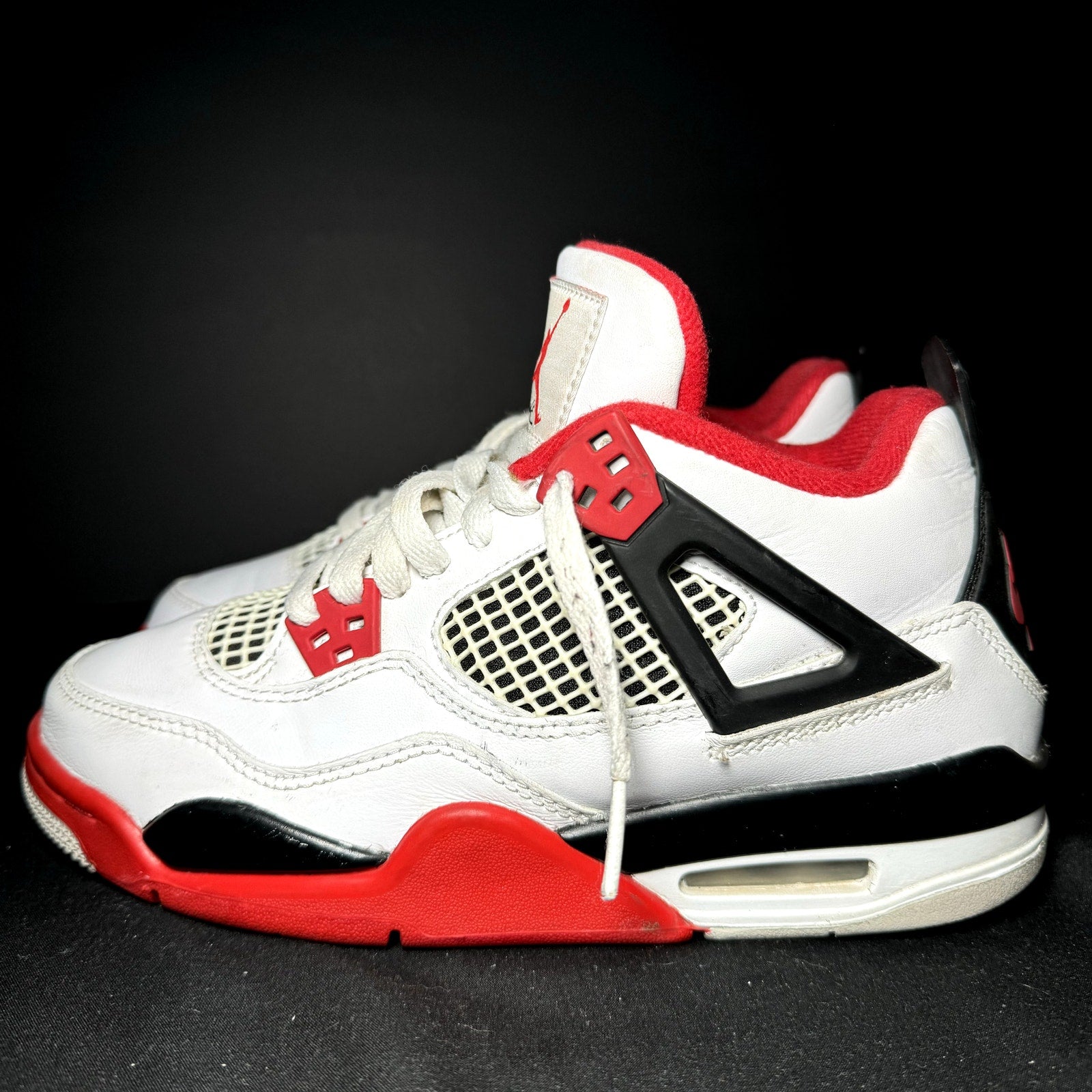 Air Jordan 4 Retro OG GS Fire Red 2020 Kids Shoes - Size 6