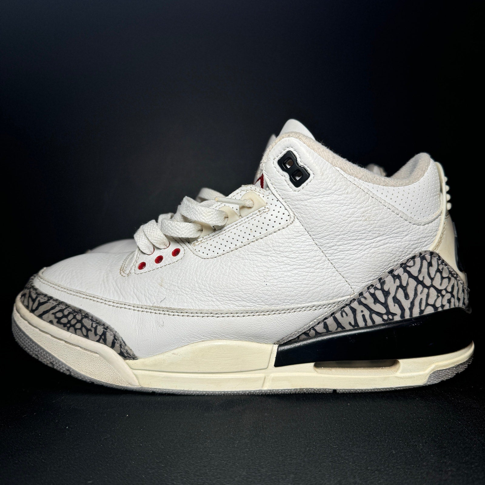 Air Jordan 3 Retro White Cement Reimagined Men's Shoes - Size 9.5