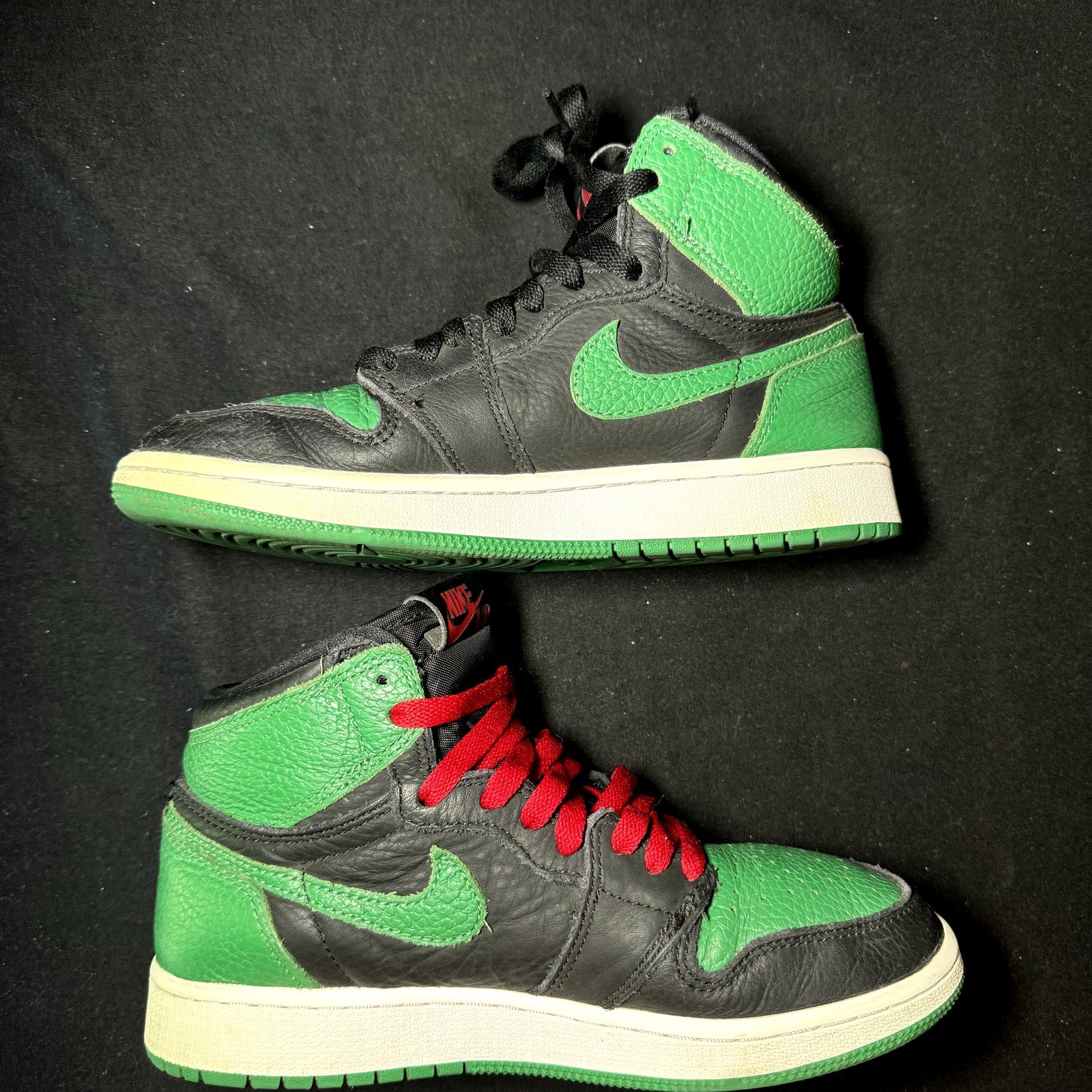 Air Jordan 1 Retro High OG GS Pine Green 2.0 Kids Shoes - Size 5