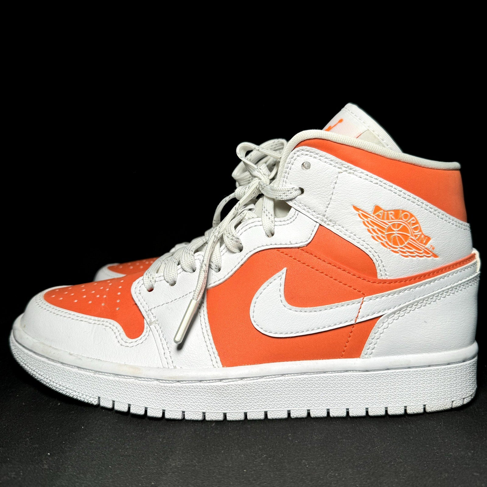 Air Jordan 1 Mid SE Bright Citrus Women's Shoes  - Size 7.5