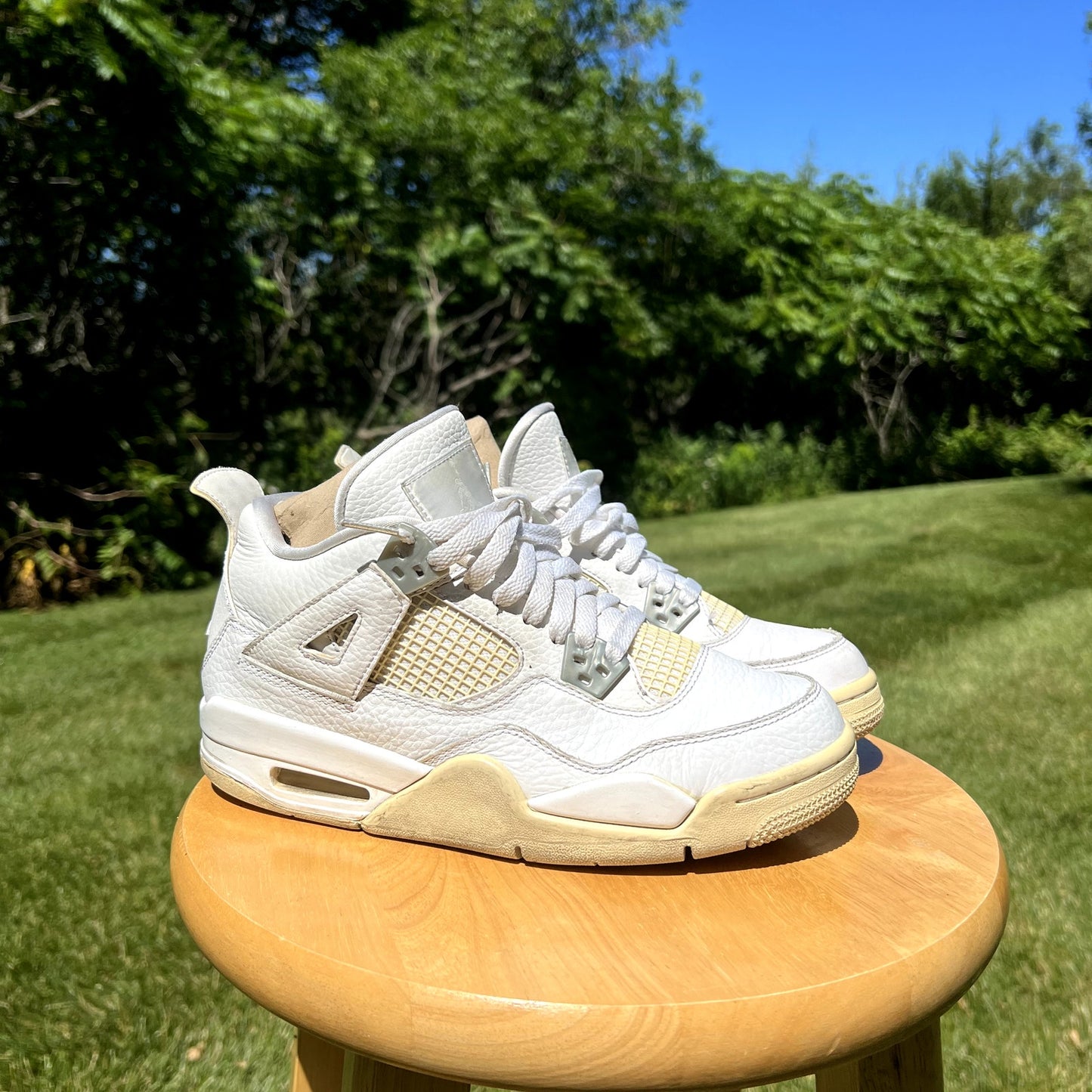 Air Jordan 4 Retro GS Pure Money 2017 Men's Shoes - Size 6