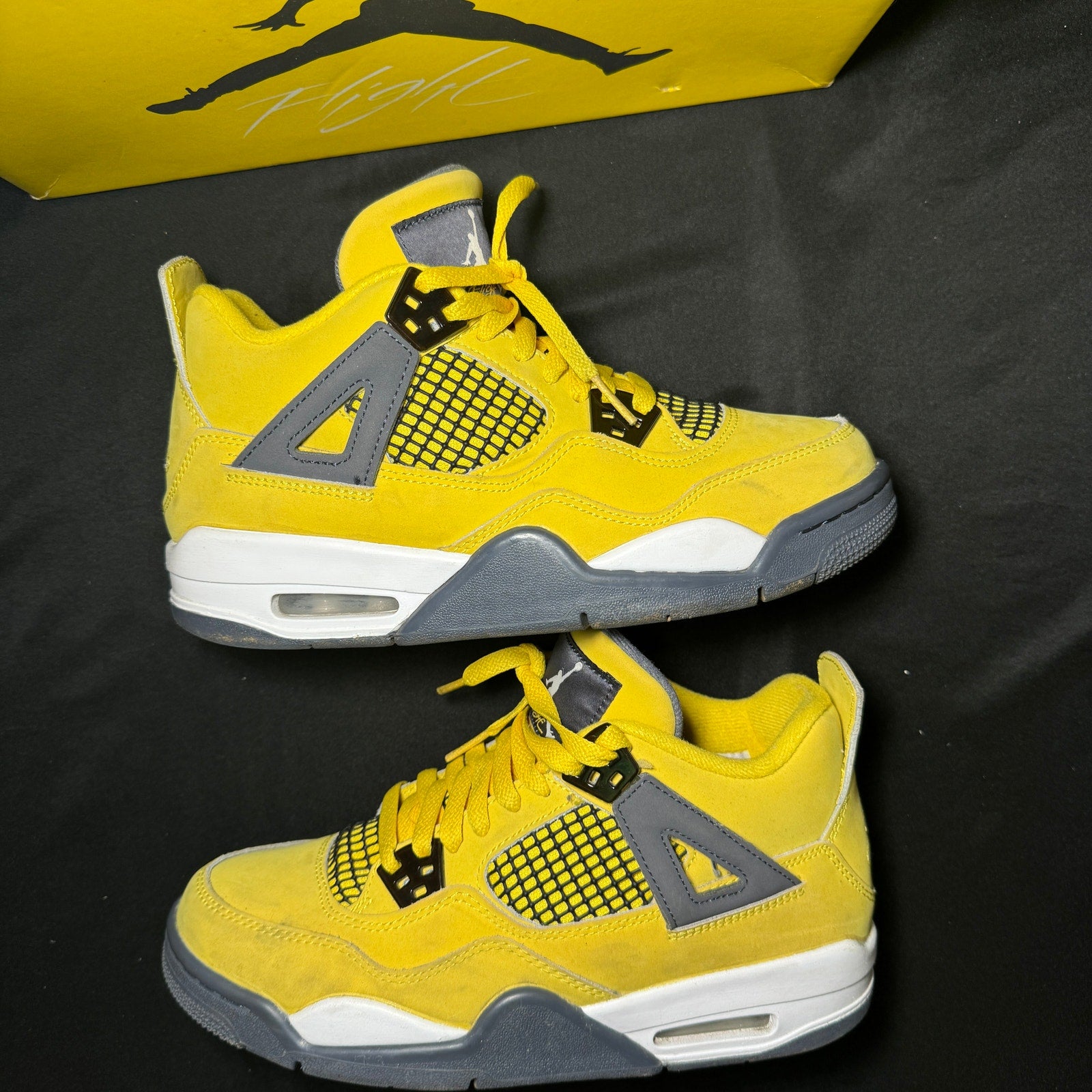 Air Jordan 4 Retro GS Lightning 2021 Kids Shoes - Size 6