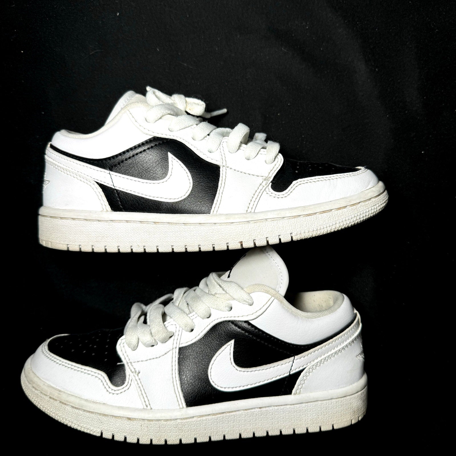 Air Jordan 1 Low Panda Women's Shoes - Size 5.5