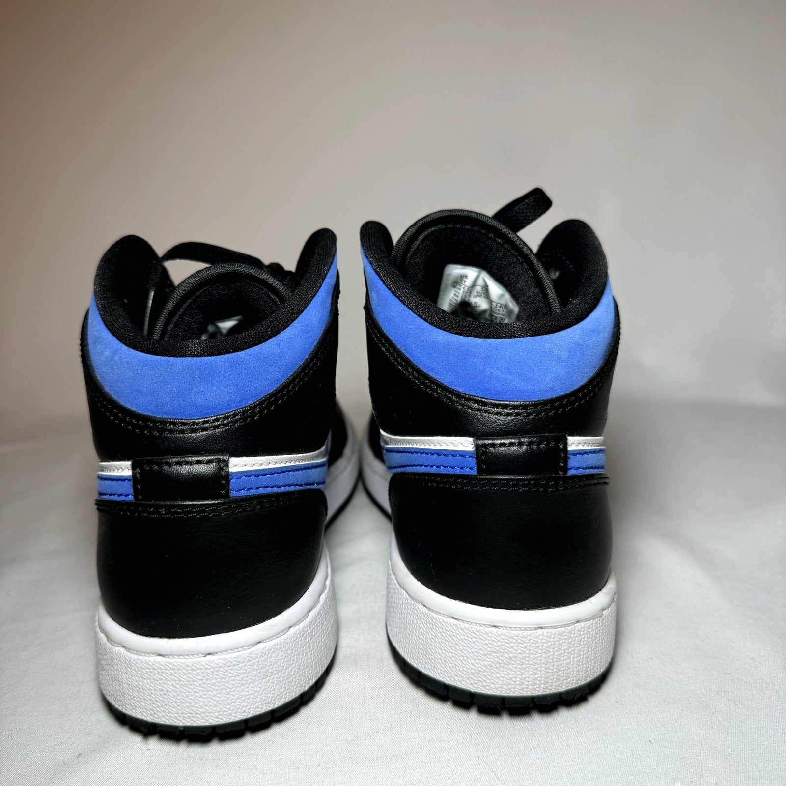 Air Jordan 1 Mid GS Racer Blue Kids Shoes - Size 5