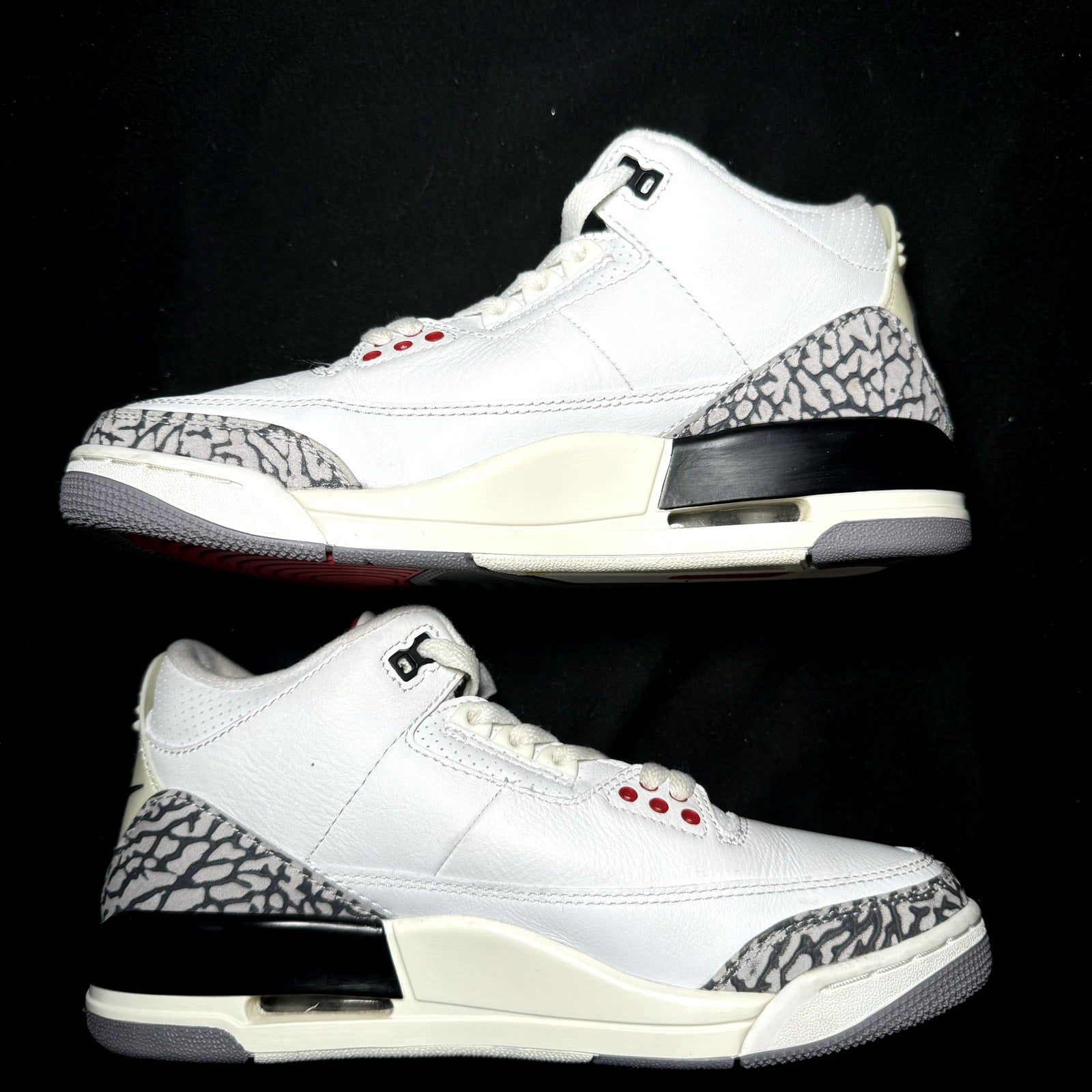 Air Jordan 3 Retro White Cement Reimagined Kids Shoes - Size 6