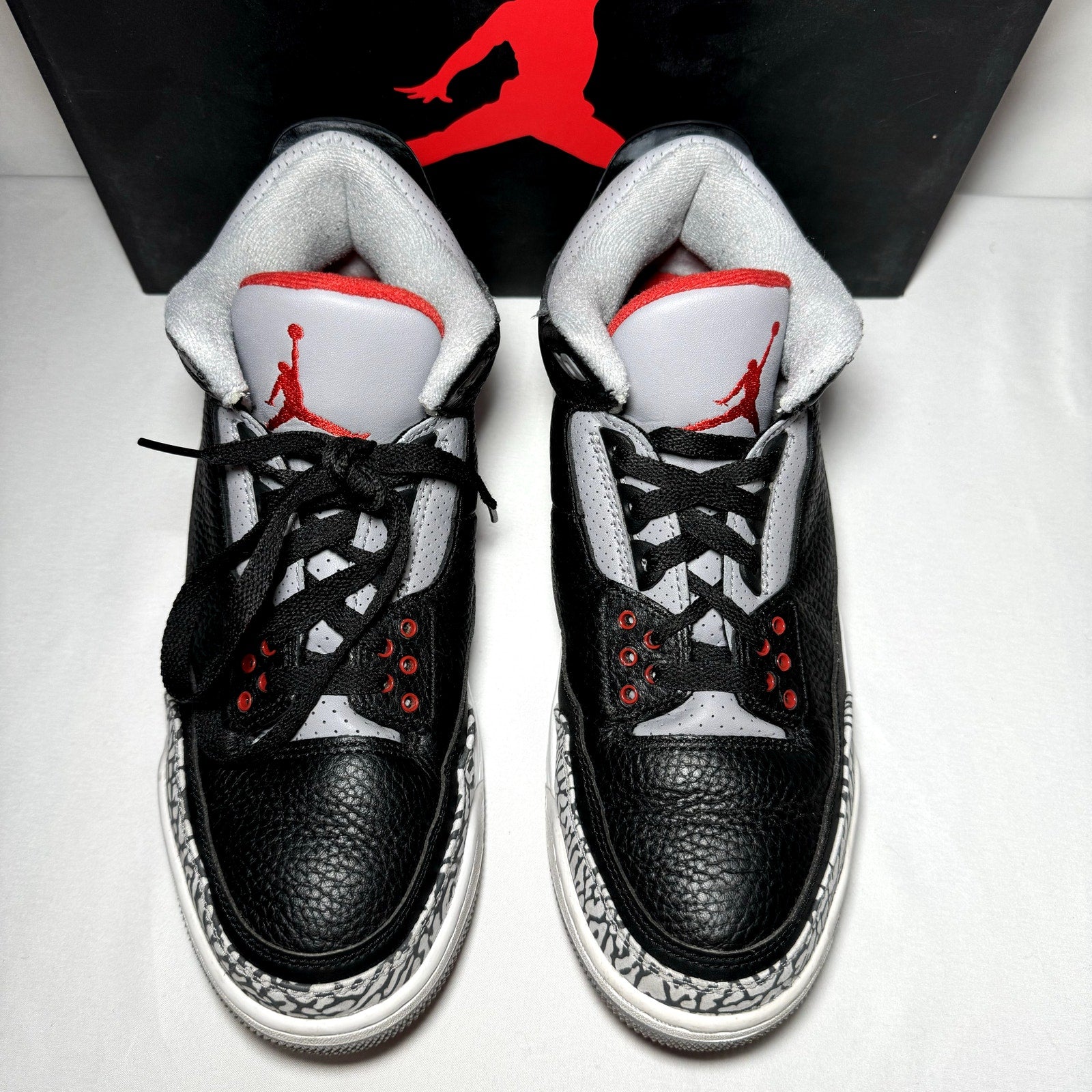 Air Jordan 3 Retro OG Black Cement 2018 Men's Shoes - Size 9