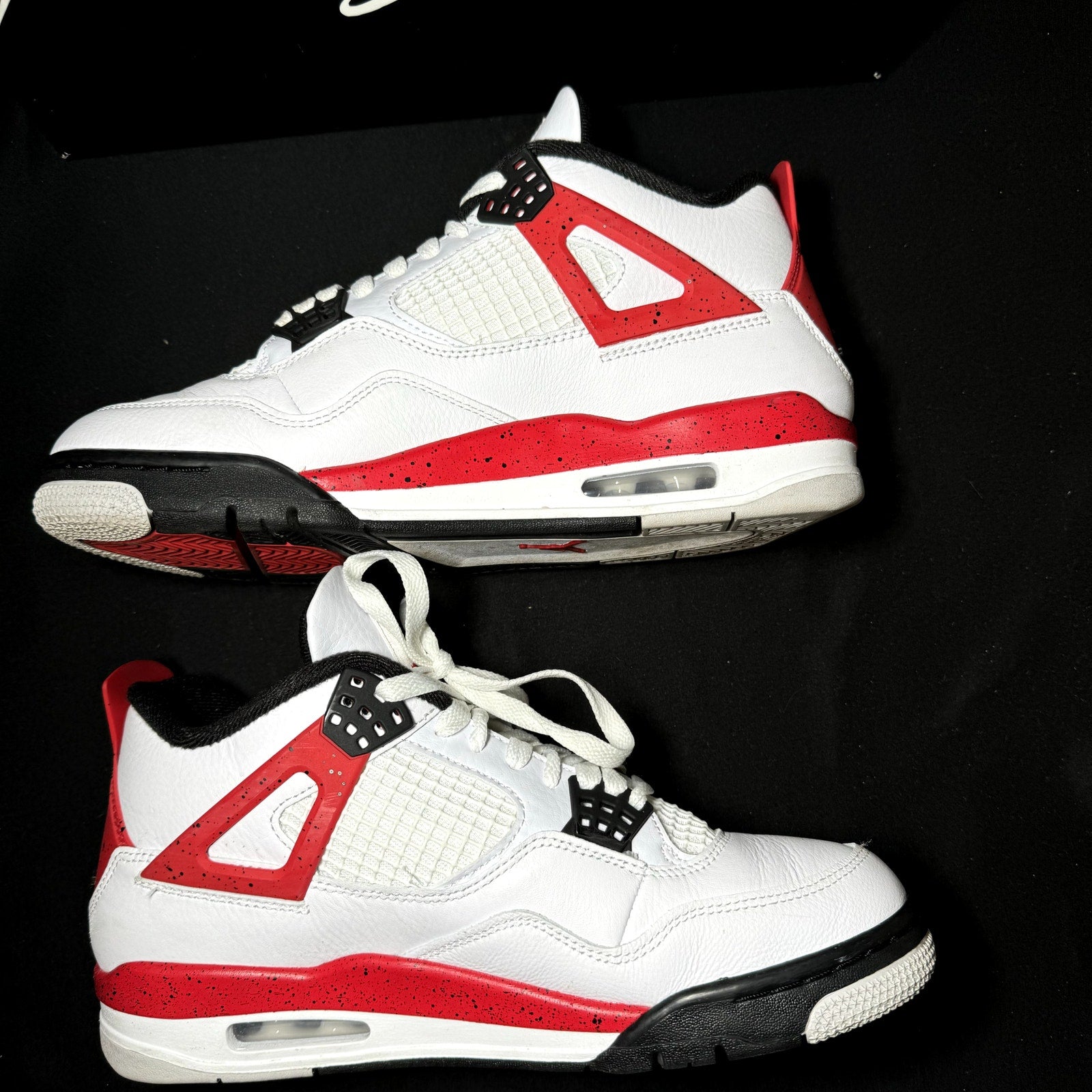 Air Jordan 4 Retro Red Cement Men's Shoes - Size 8.5