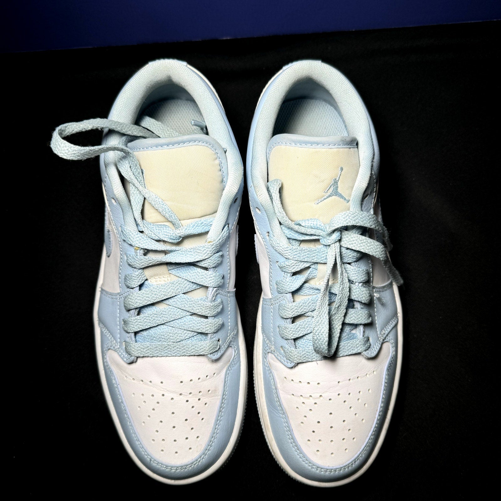 Air Jordan 1 Low Ice Blue Women's Shoes - Size 7.5