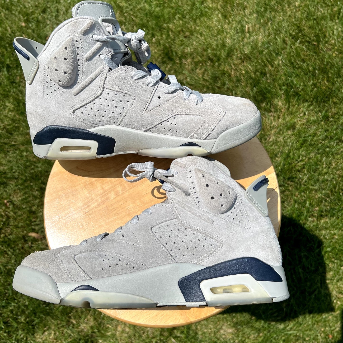 Air Jordan 6 Retro Georgetown Men's Shoes - Size 9.5