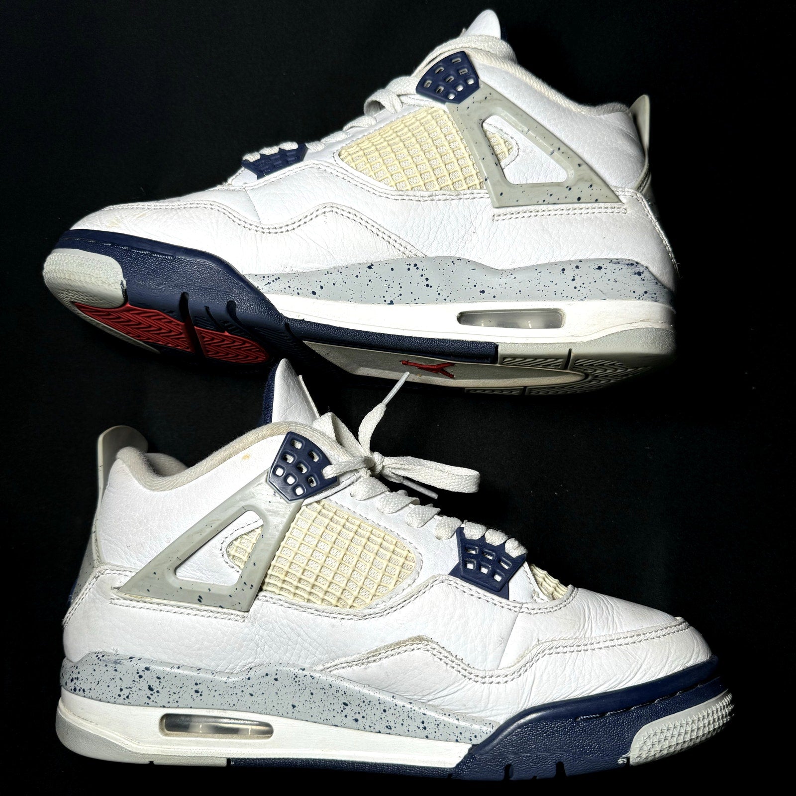 Air Jordan 4 Retro Midnight Navy 2022 Men's Shoes  - Size 7