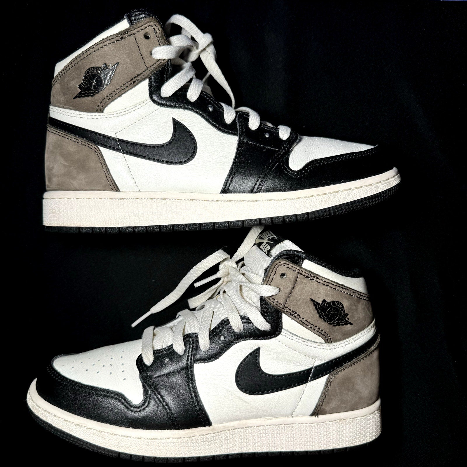 Air Jordan 1 Retro High OG GS Dark Mocha Kids Shoes - Size 7