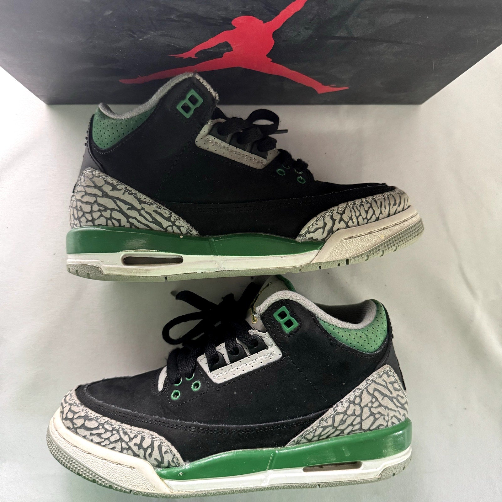 Air Jordan 3 Retro GS Pine Green 2021 Kids Shoes - Size 4