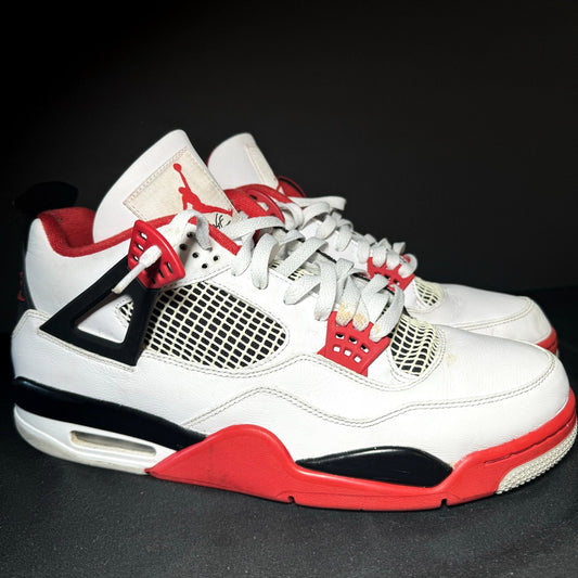 Air Jordan 4 Retro OG Fire Red 2020 Men's Shoes - Size 13