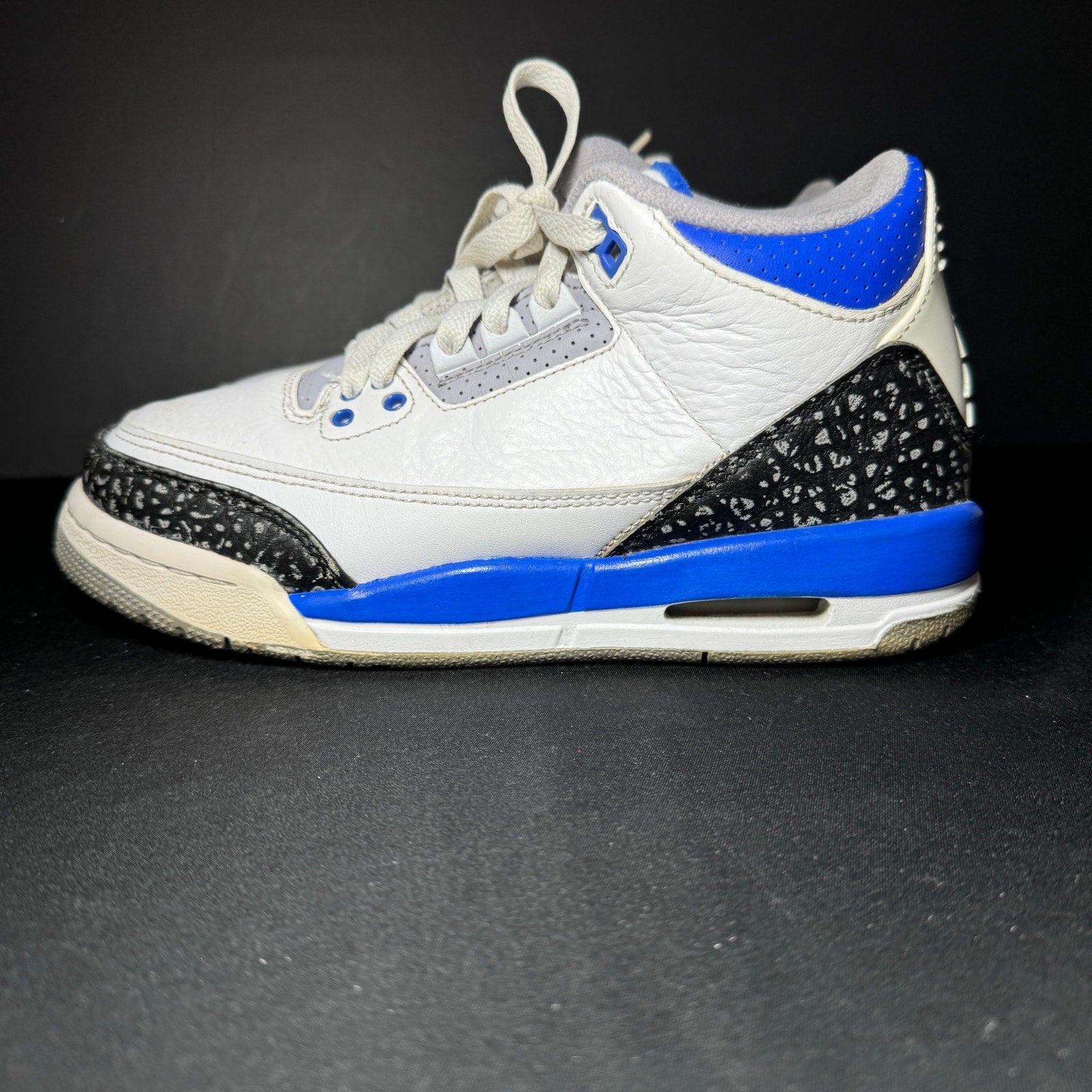 Air Jordan 3 Retro GS Racer Blue Men's Shoes - Size 5