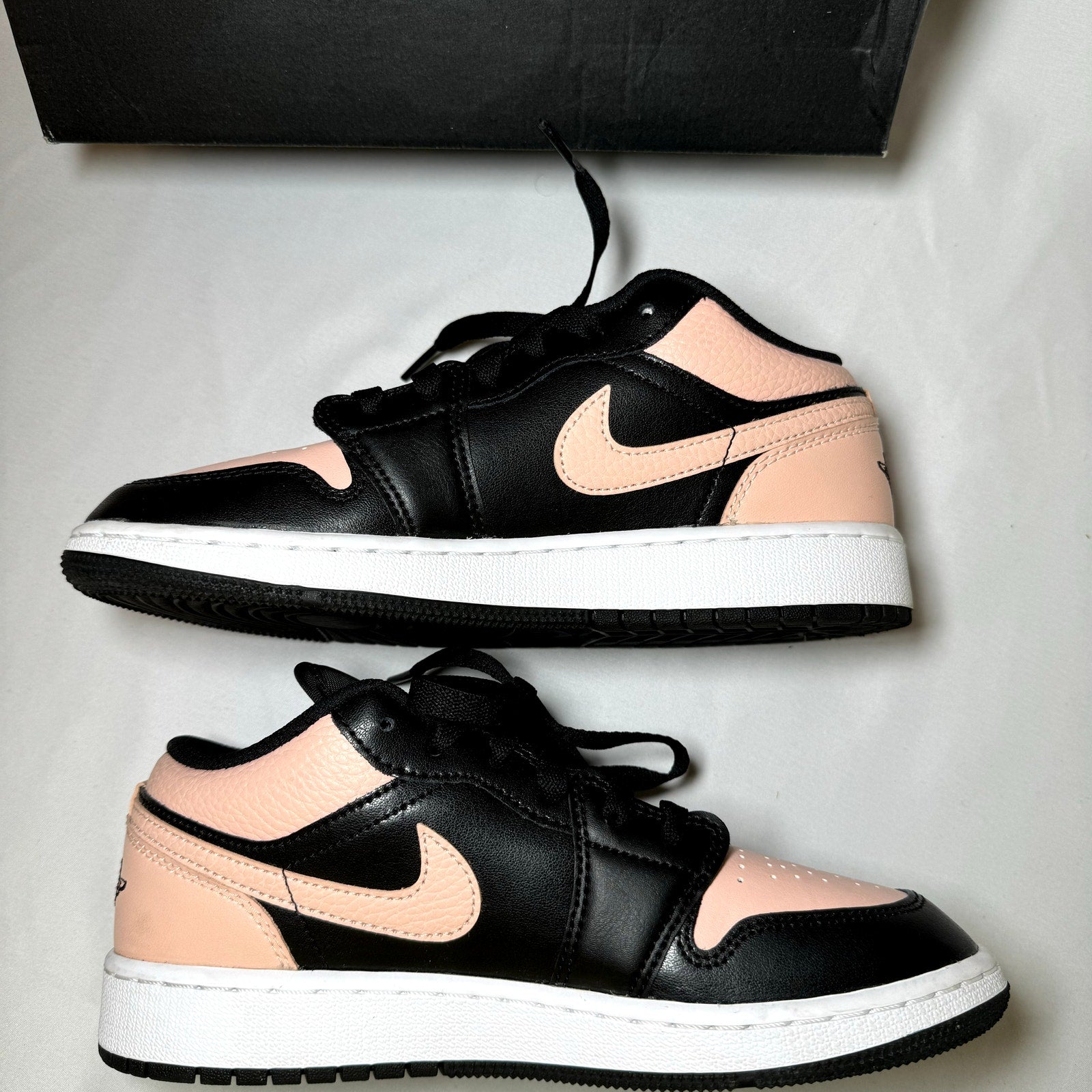 Air Jordan 1 Low GS Crimson Tint Shoes 2021 Kids Shoes - Size 5