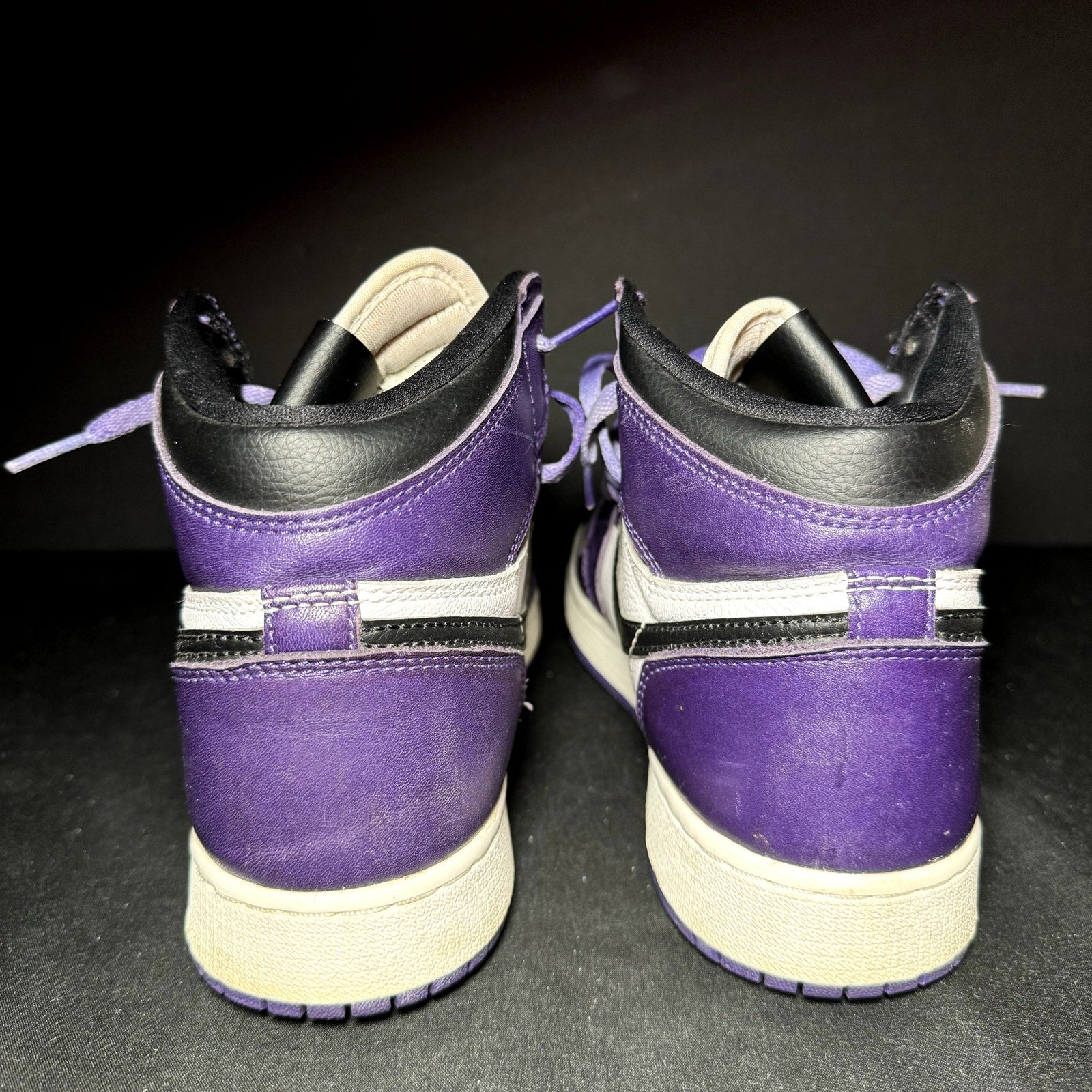 Air Jordan 1 Retro High OG GS Court Purple 2.0 Kids Shoes - Size 6.5