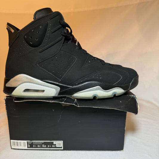 Air Jordan 6 Retro Chrome Men's Shoes - Size 12