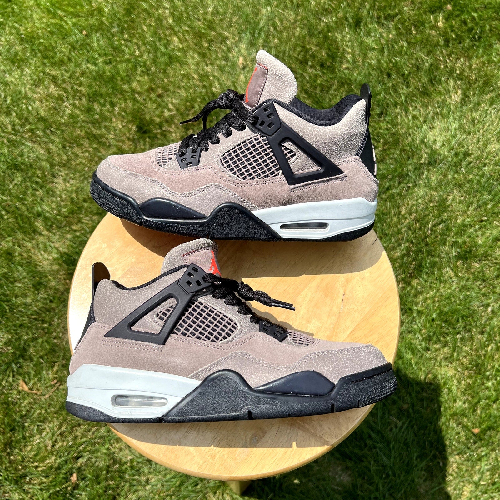 Air Jordan 4 Retro GS Taupe Haze Kids Shoes - Size 7