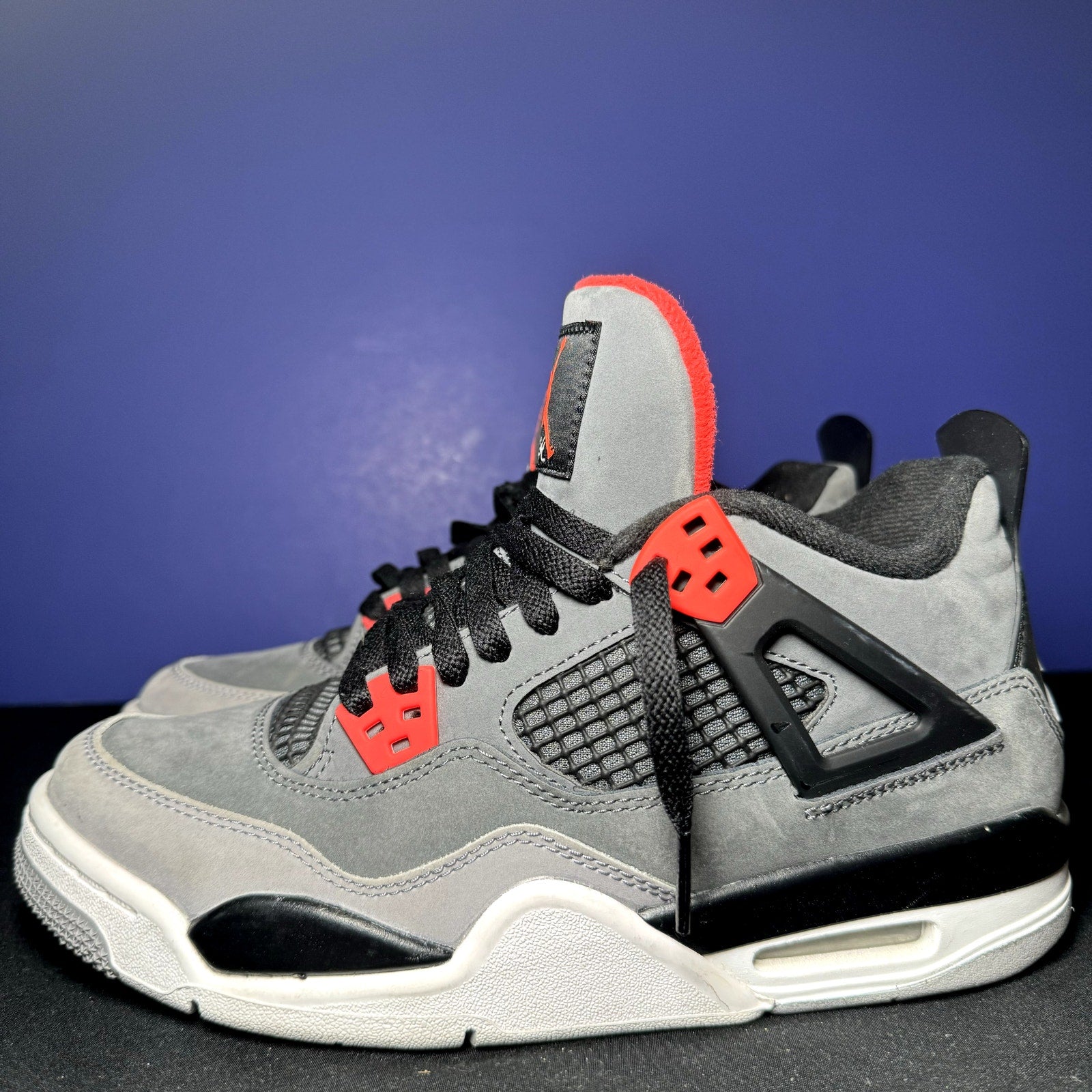 Air Jordan 4 Retro GS Infrared Kids Shoes - Size 7