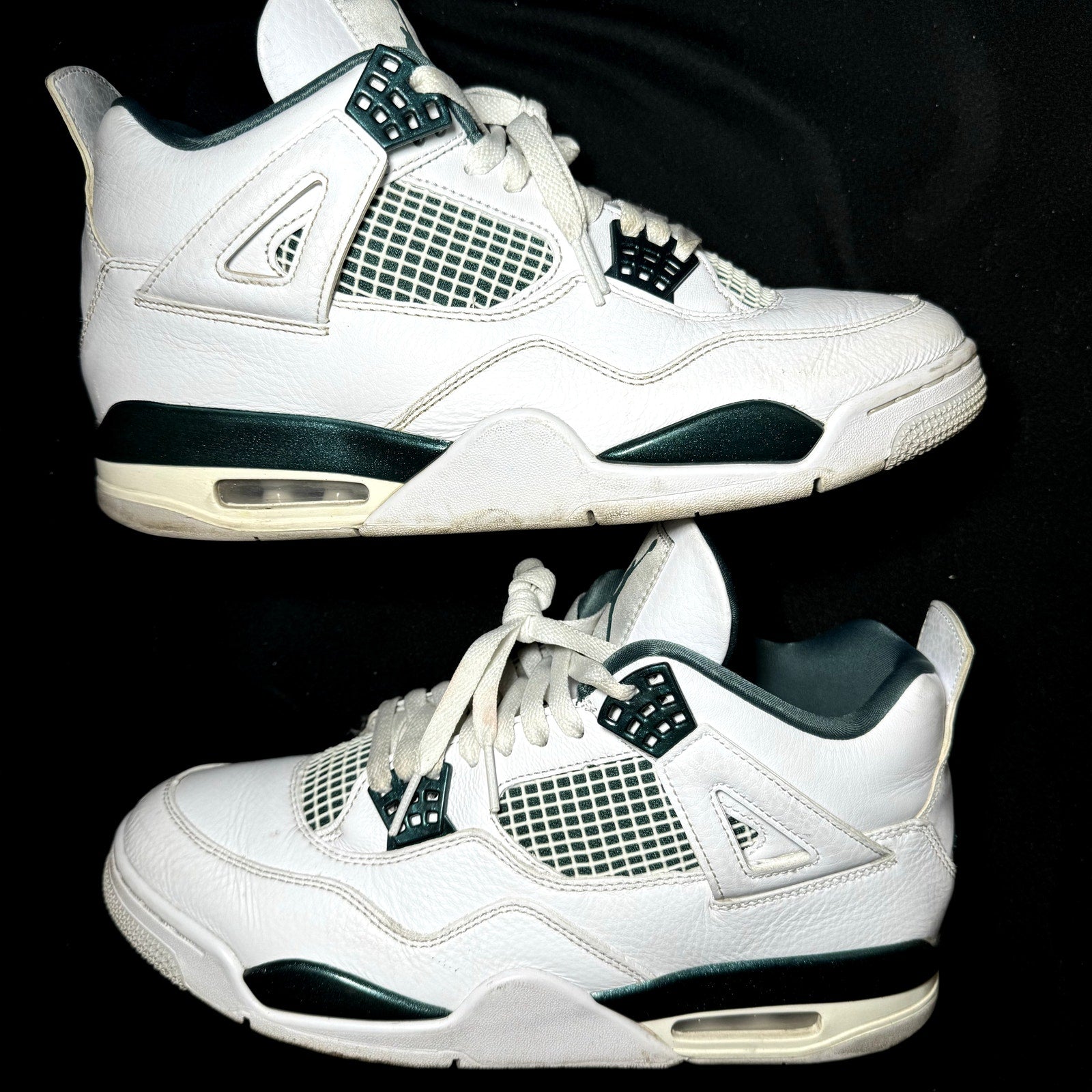 Air Jordan 4 Retro Oxidized Green Men's Shoes - Size 10