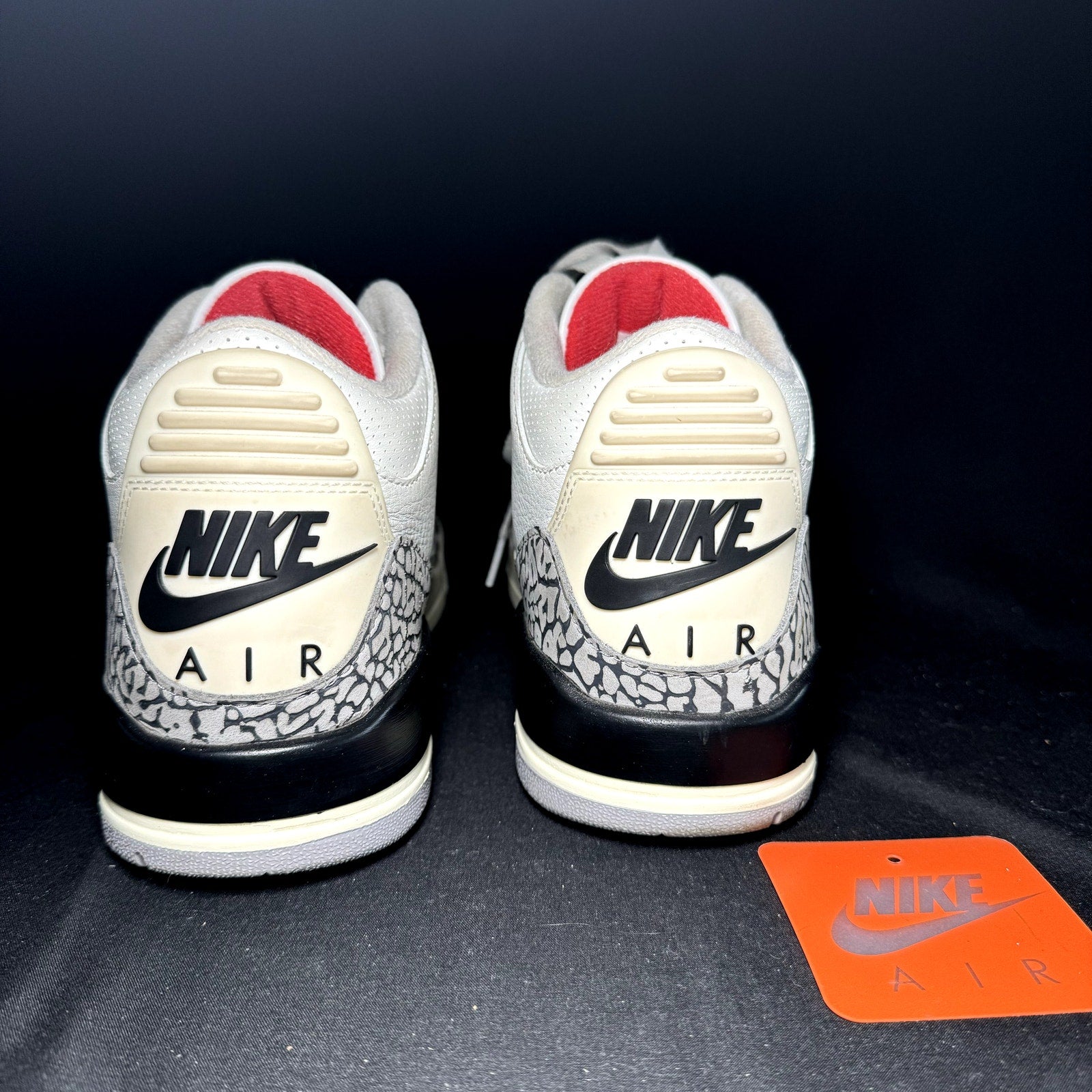 Air Jordan 3 Retro White Cement Reimagined Men's Shoes - Size 9.5